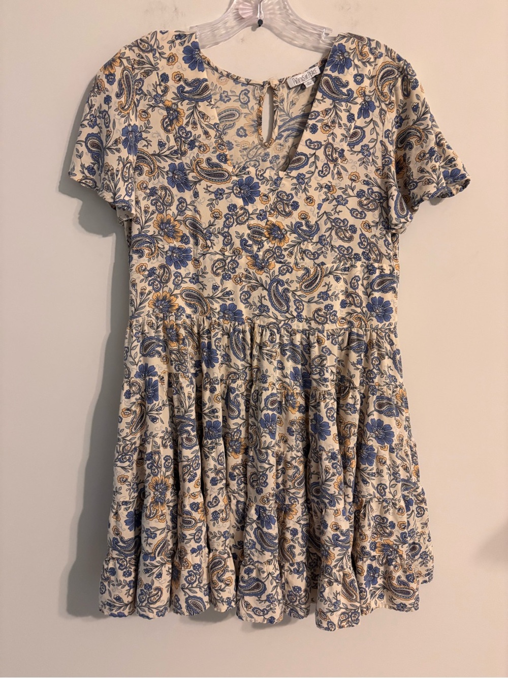 Patrons of Peace floral paisley babydoll dress